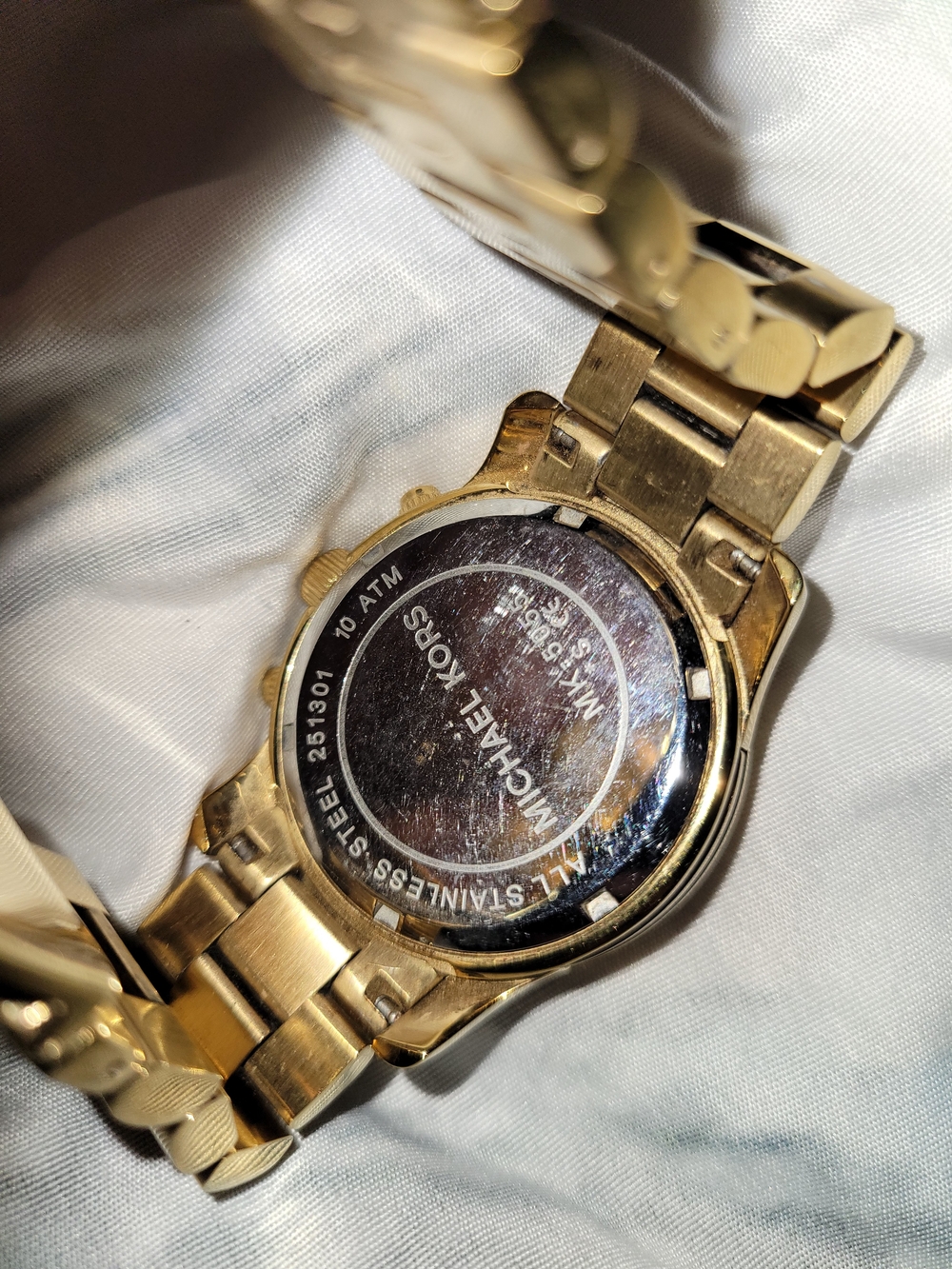 Michael Kors Gold-Tone Chronograph Watch - Picture 3 of 3
